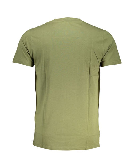 Cavalli Class Green Cotton T-Shirt