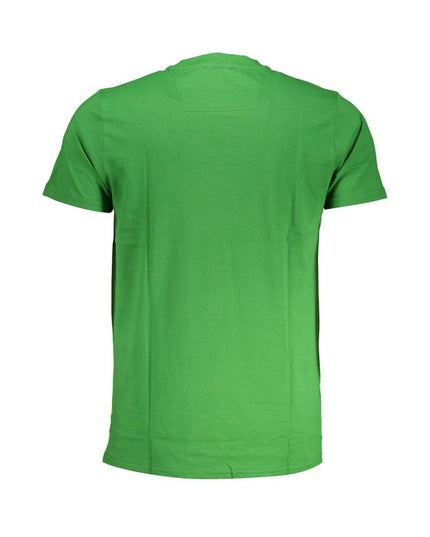 Cavalli Class Green Cotton T-Shirt