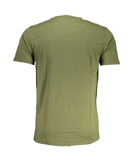 Cavalli Class Green Cotton T-Shirt