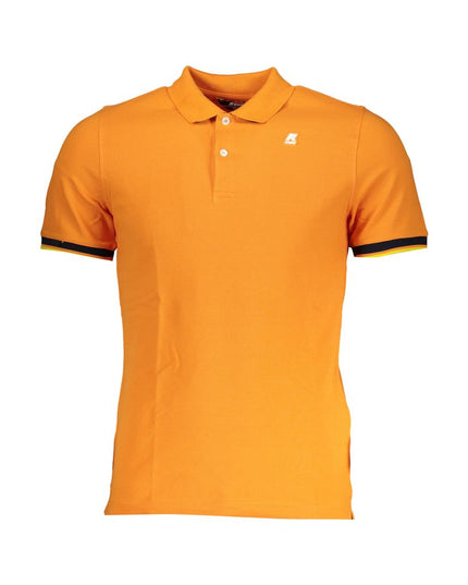 K-WAY Vibrant Orange Contrast Detail Polo