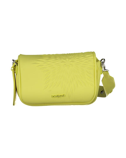 Desigual Yellow Polyethylene Handbag