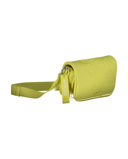 Desigual Yellow Polyethylene Handbag