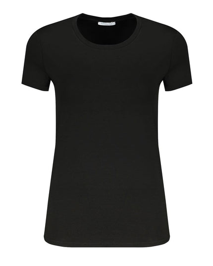 Patrizia Pepe Black Organic Cotton Women T-Shirt