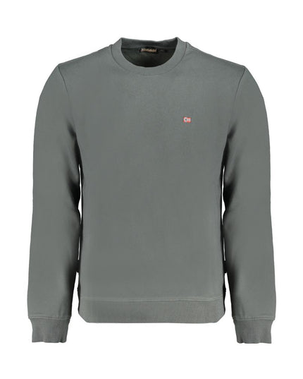 Napapijri Green Cotton Men Sweater