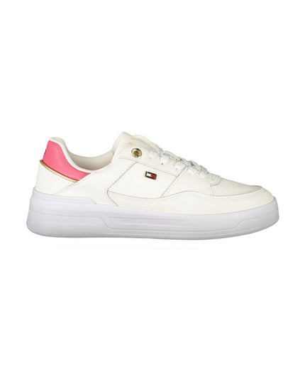 Tommy Hilfiger White Polyethylene Women Sneaker