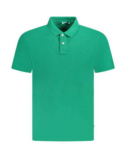 Pepe Jeans Green Cotton Polo Shirt