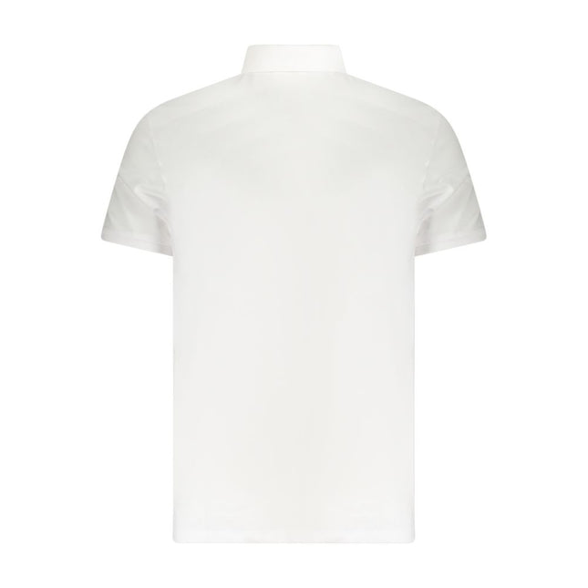 Calvin Klein White Cotton Men Polo Shirt