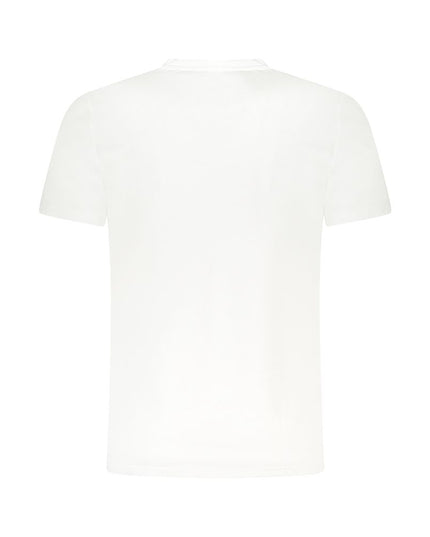 Cavalli Class White Cotton Men T-Shirt