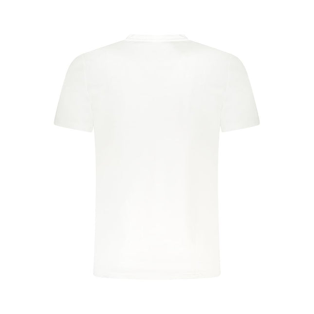 Cavalli Class White Cotton Men T-Shirt