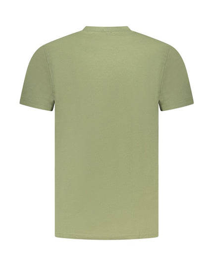 Cavalli Class Green Cotton Men T-Shirt