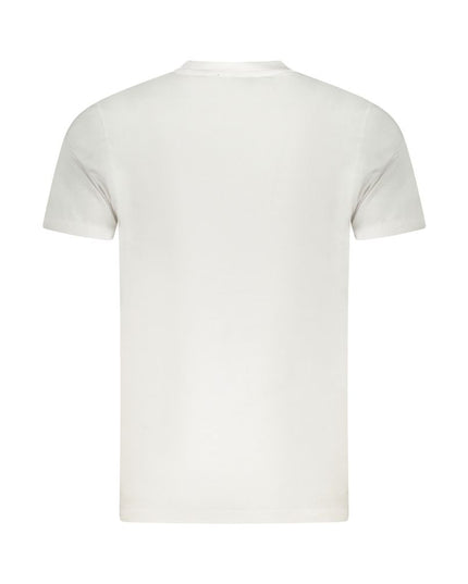 Cavalli Class White Cotton Men T-Shirt