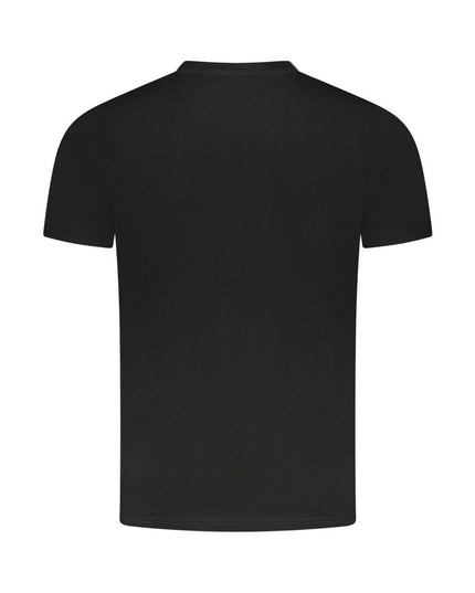 Cavalli Class Black Cotton Men T-Shirt