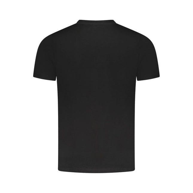 Cavalli Class Black Cotton Men T-Shirt