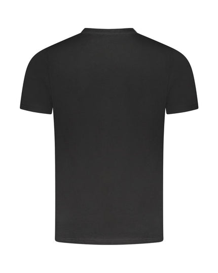 Cavalli Class Black Cotton Men T-Shirt