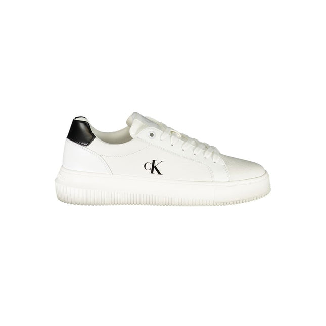 Calvin Klein White Leather Women Sneaker