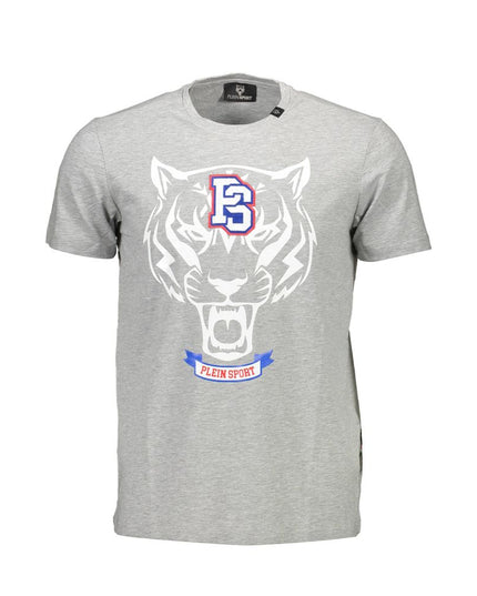 Plein Sport Brown Cotton Men T-Shirt