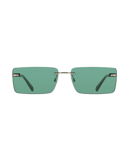Calvin Klein Green Metal Women Sunglass