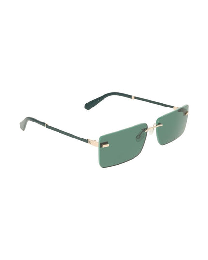 Calvin Klein Green Metal Women Sunglass