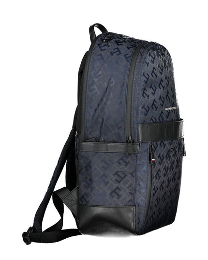 Tommy Hilfiger Blue Polyester Men Backpack