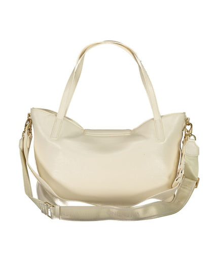 Mario Valentino Beige Polyethylene Women Handbag
