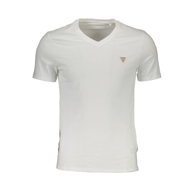 Guess Jeans White Organic Cotton Men T-Shirt
