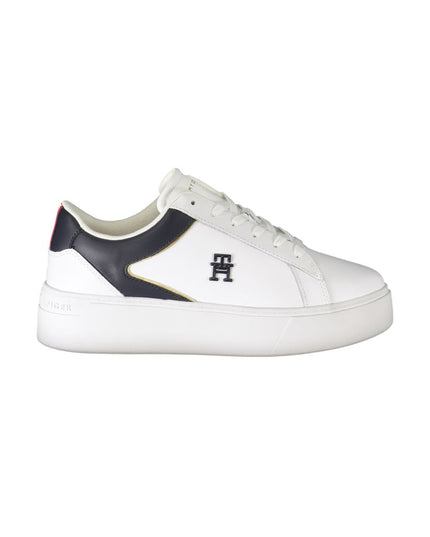 Tommy Hilfiger White Polyester Sneaker