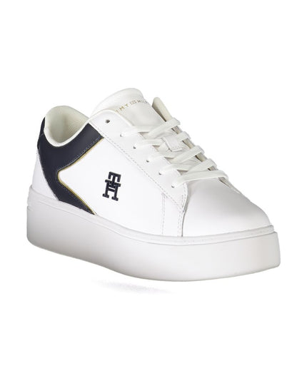 Tommy Hilfiger White Polyester Sneaker