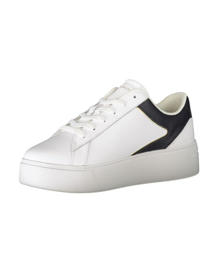 Tommy Hilfiger White Polyester Sneaker