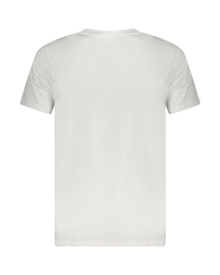 Cavalli Class White Cotton Men T-Shirt