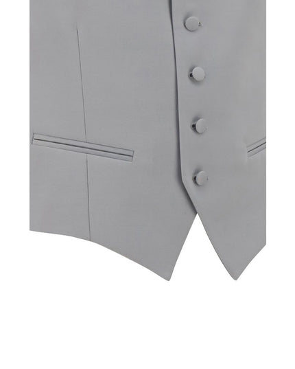 Gi Capri Gray Polyester Waistcoat