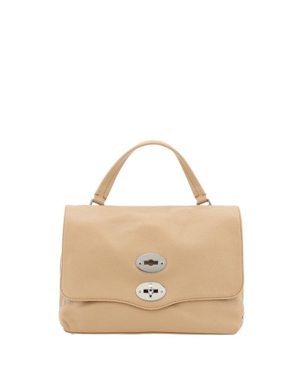 Zanellato Beige Calf Leather Bos Taurus Shoulder Bag