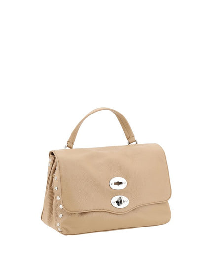 Zanellato Beige Calf Leather Bos Taurus Shoulder Bag