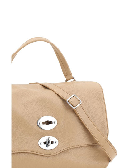 Zanellato Beige Calf Leather Bos Taurus Shoulder Bag
