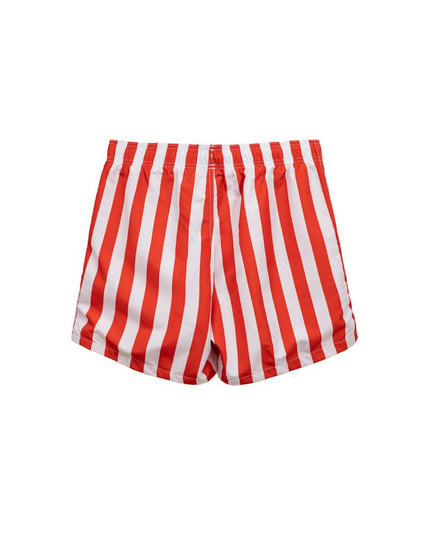Emporio Armani Red Polyester Swim Shorts