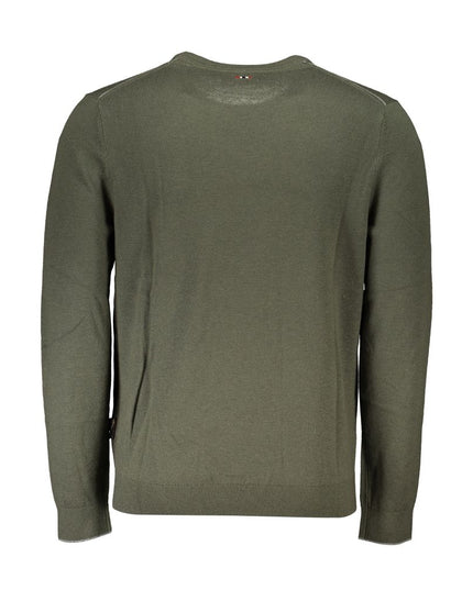 Napapijri Green Fabric Men Sweater