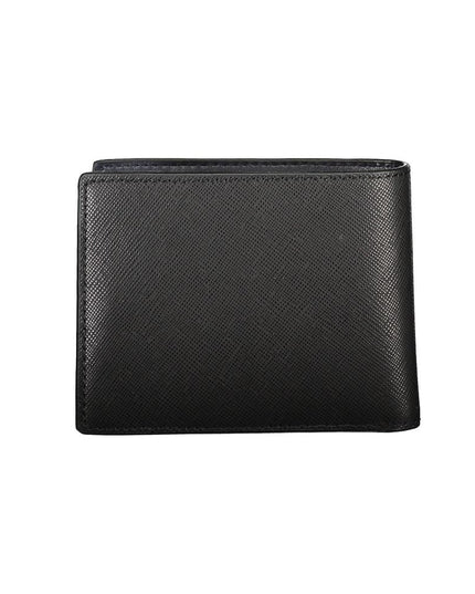 Tommy Hilfiger Black Leather Men Wallet