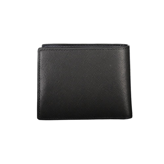 Tommy Hilfiger Black Leather Men Wallet