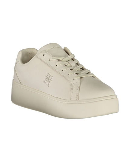 Tommy Hilfiger Bianco Leather Women Sneaker