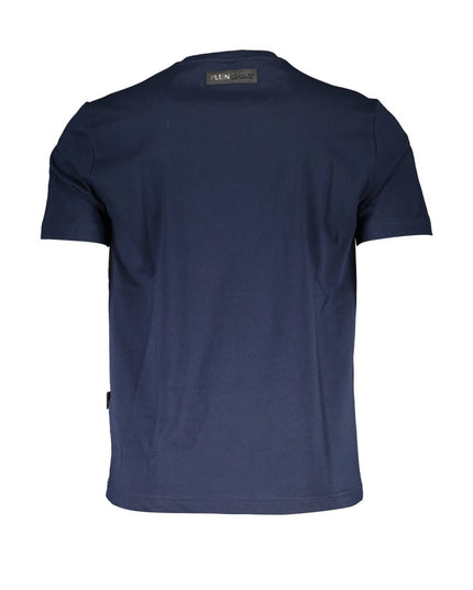 Plein Sport Blue Cotton Men T-Shirt