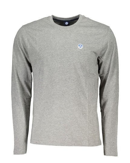 North Sails Brown Cotton Men T-Shirt