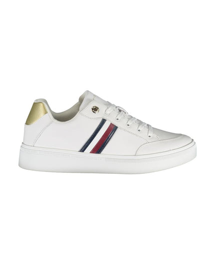 Tommy Hilfiger White Leather Women Sneaker