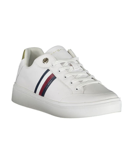 Tommy Hilfiger White Leather Women Sneaker