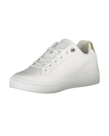 Tommy Hilfiger White Leather Women Sneaker