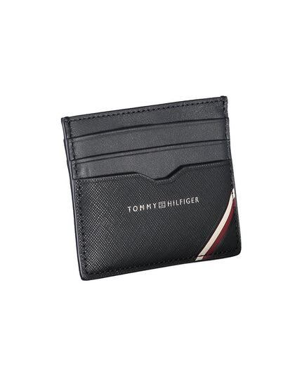 Tommy Hilfiger Blue Leather Men Wallet