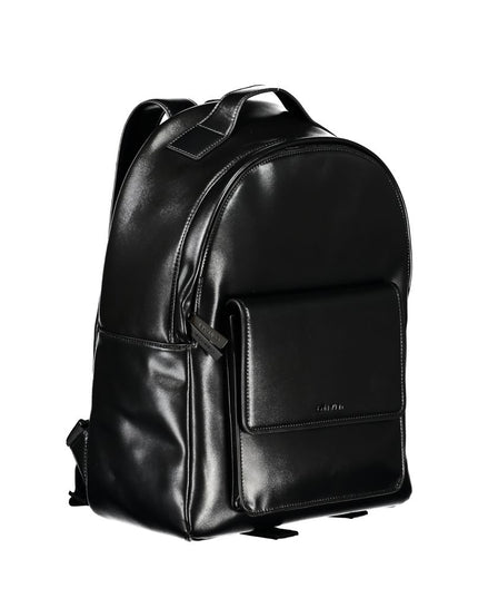 Calvin Klein Elegant Black Urban Backpack with Laptop Compartment