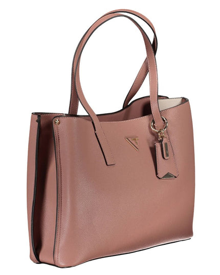 Guess Jeans Pink Polyethylene Handbag