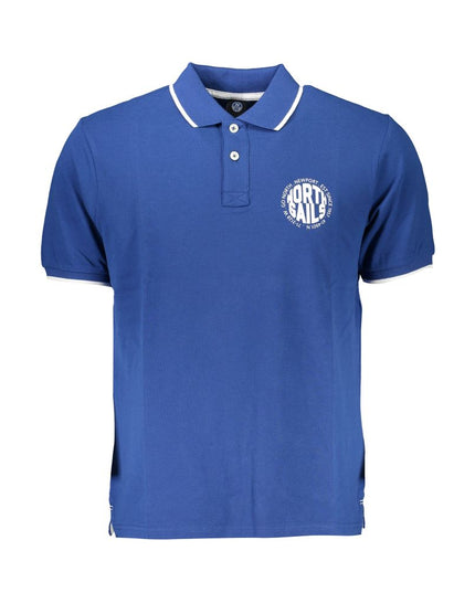 North Sails Blue Cotton Polo Shirt