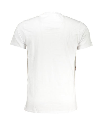 Cavalli Class White Cotton T-Shirt