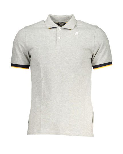 K-WAY Brown Cotton Men Polo Shirt