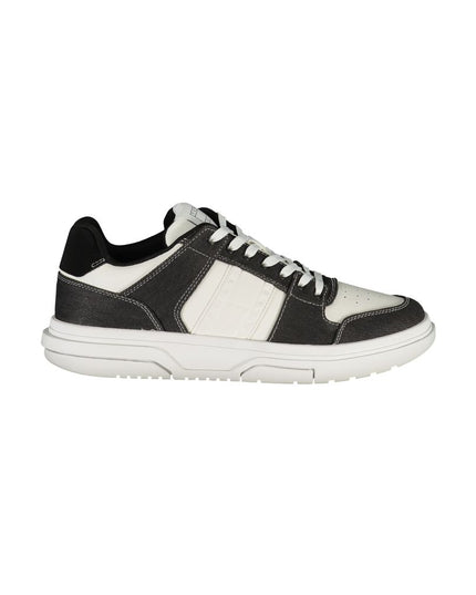 Tommy Hilfiger Black Polyester Sneaker